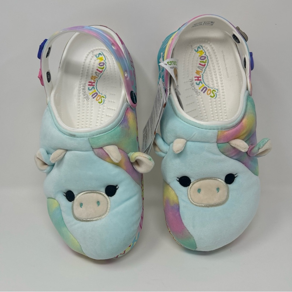 Crocs Squishmallows Classic Clogs - Men 10 Women 12 - Pastel Cow - New